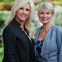 Karen Shayne and Judy Pearson