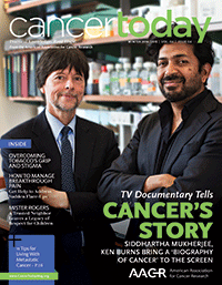 The documentary was featured in a Cancer Today cover story.