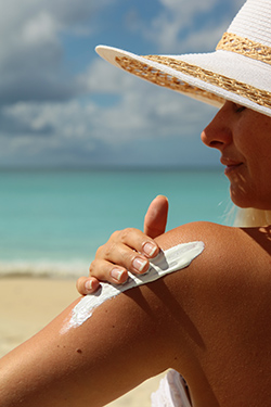 Sun-safe habits such as wearing sunscreen and a wide-brimmed hat can help reduce your risk of skin cancer.