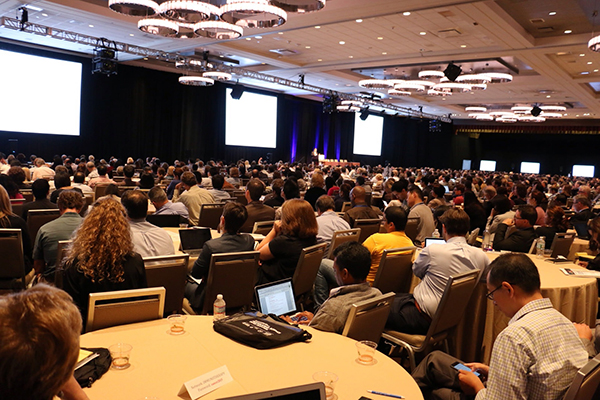 The audience at this week's CRI-CIMT-EATI-AACR International Cancer Immunotherapy Conference.
