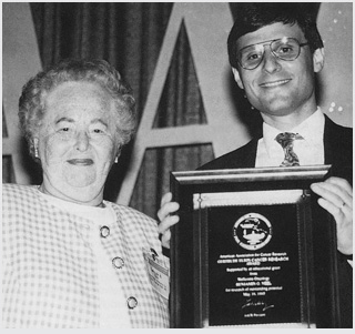 Benjamin G. Neel, MD, PhD, received the inaugural AACR Gertrude B. Elion Cancer Research Award from the 1993 AACR Annual Meeting. 
