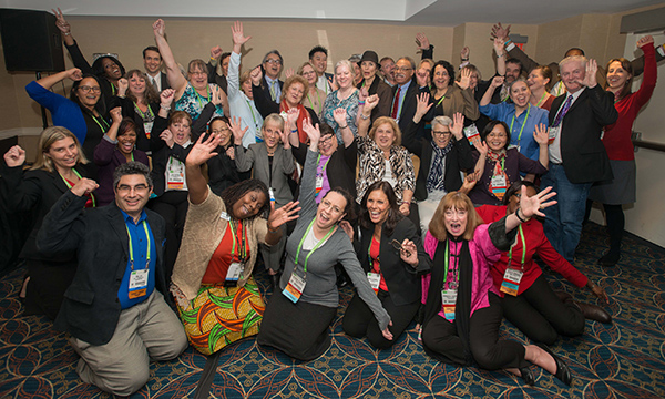 AACR Scientist↔Survivor Program Participants at the 2015 AACR Annual Meeting. Photo by © AACR/Phil McCarten 2015.
