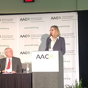 Maura L. Gillison, MD, PhD, presents her research at the AACR Annual Meeting 2016.
